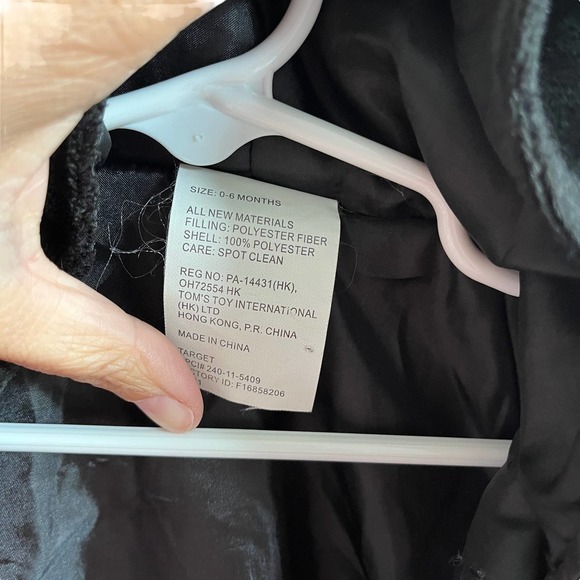 INFANT LADYBUG COSTUME Halloween Dress Up Size 0-6‎ MONTHS. Hooded Pouch - Picture 3 of 4